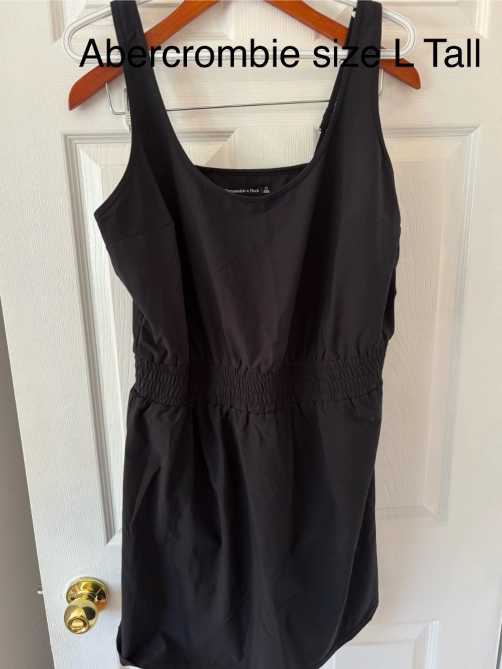 Abercrombie romper size L tall women’s black
